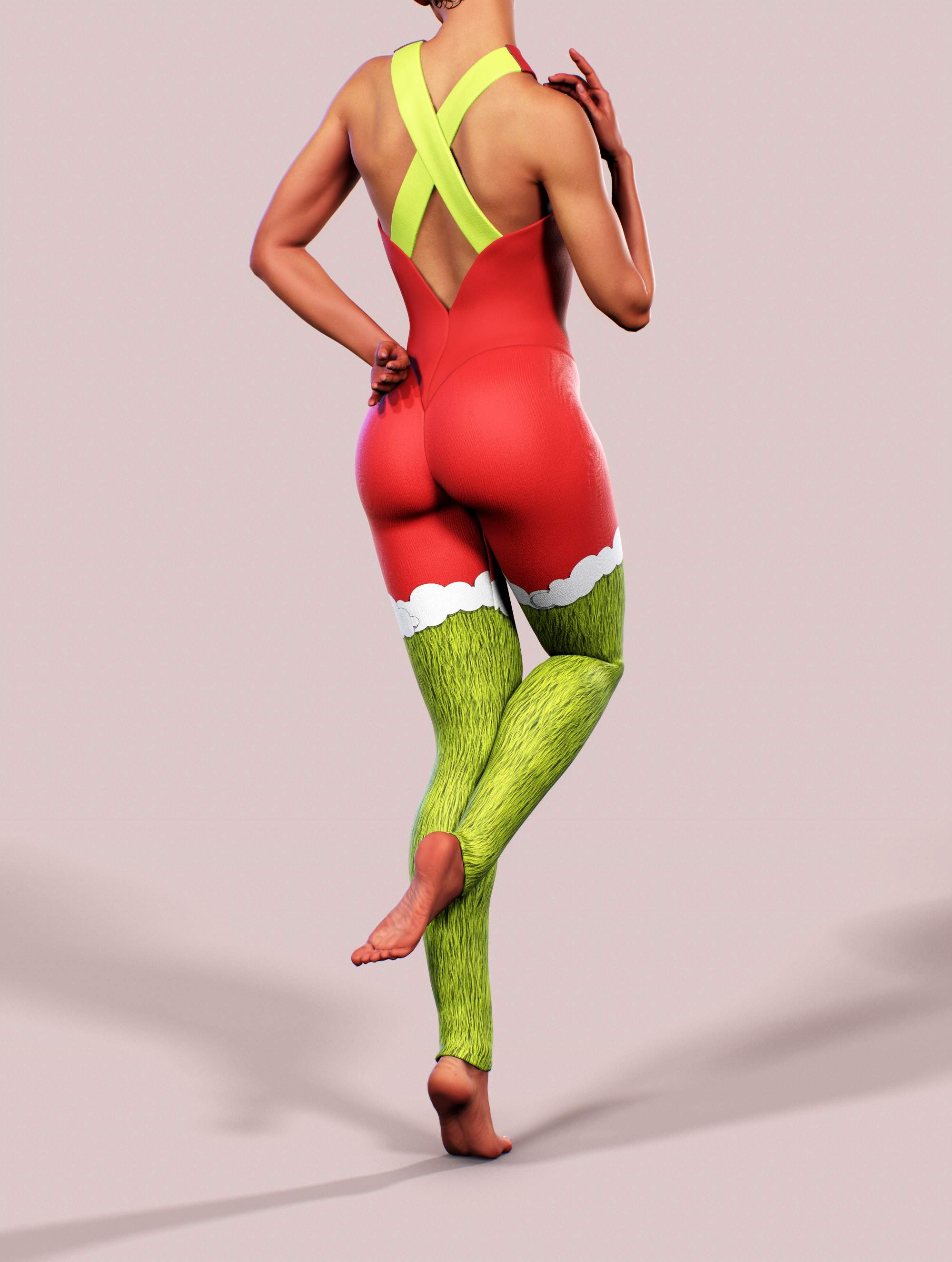 Grumpy Christmas Costume-unitard-bootysculpted