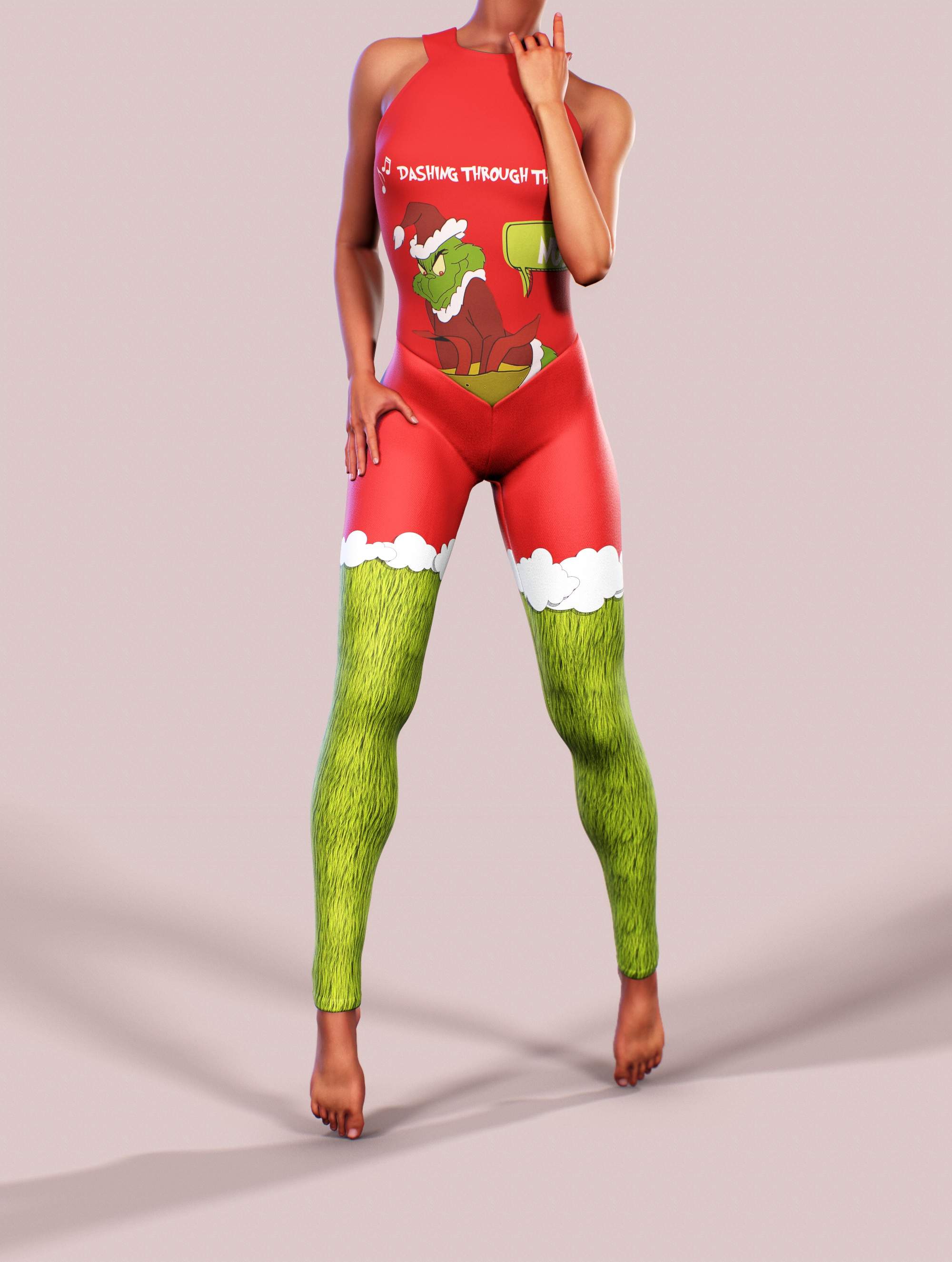 Grumpy Christmas Costume-unitard-bootysculpted