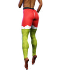 Grumpy Christmas Leggings-High waisted leggings-bootysculpted