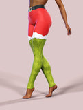 Grumpy Christmas Leggings-High waisted leggings-bootysculpted