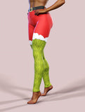 Grumpy Christmas Leggings-High waisted leggings-bootysculpted