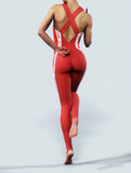 Holiday Red Zentai-unitard-bootysculpted