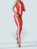 Holiday Red Zentai-unitard-bootysculpted
