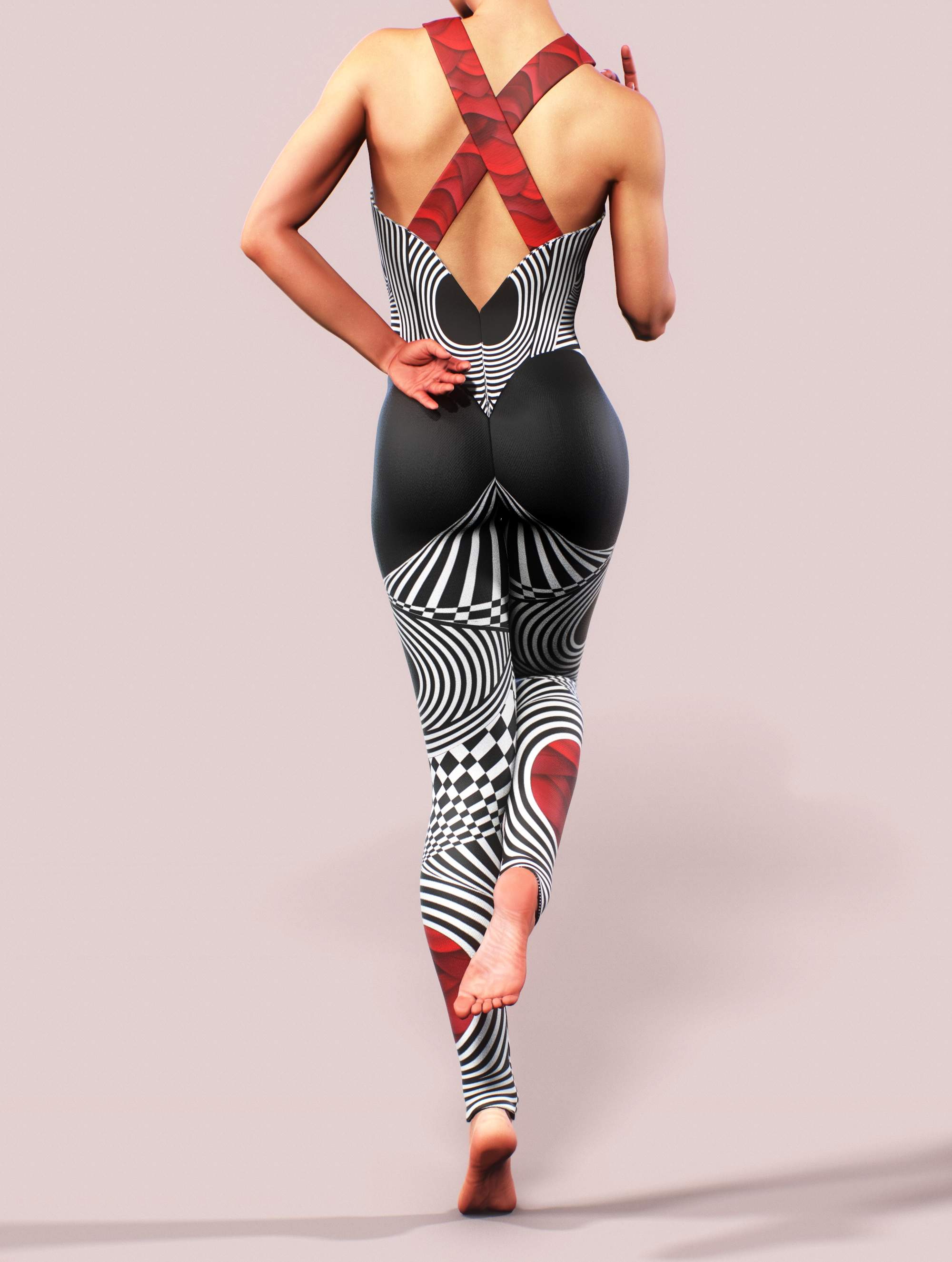 Hypno Workout Unitard-unitard-bootysculpted