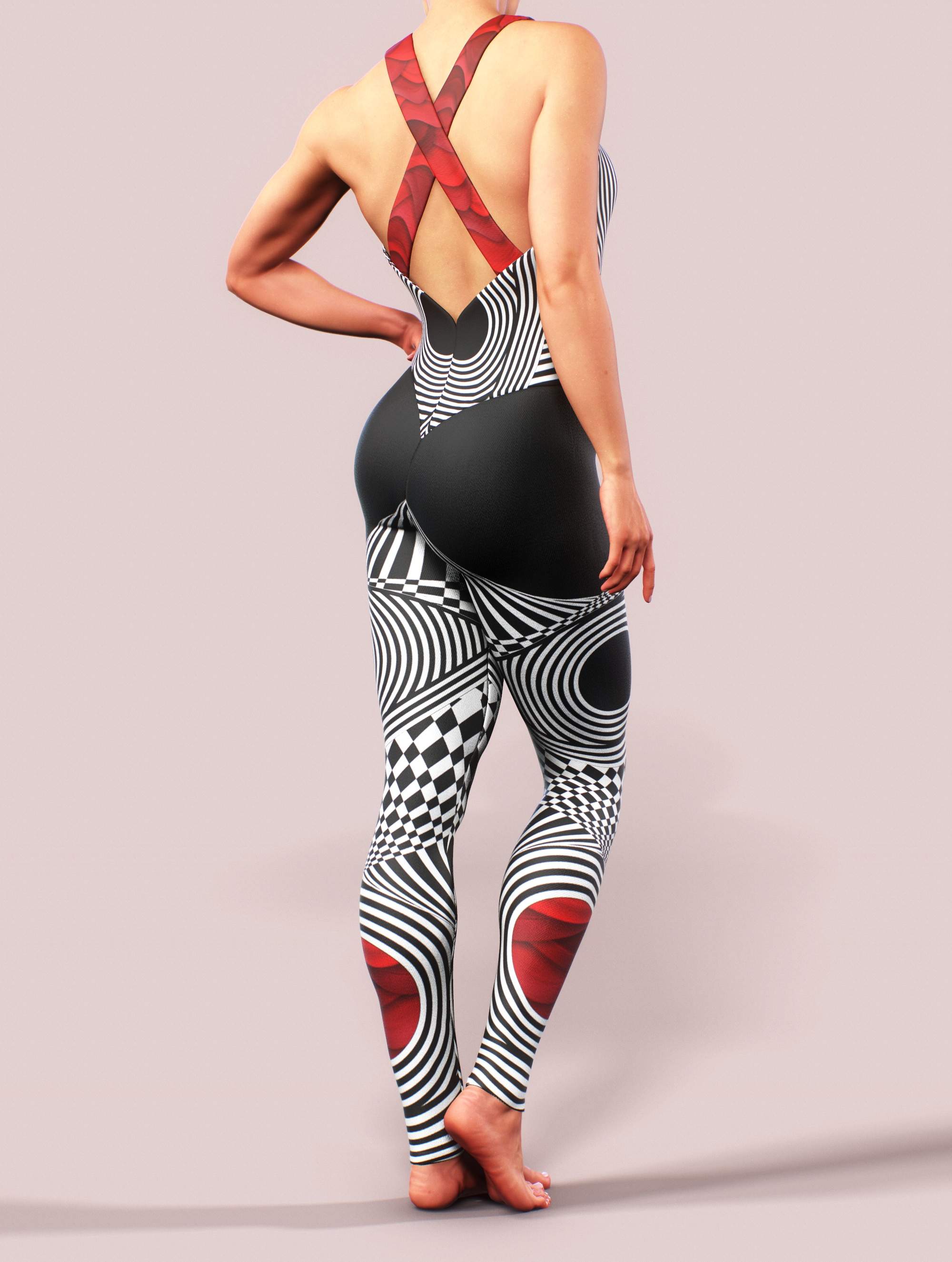 Hypno Workout Unitard-unitard-bootysculpted