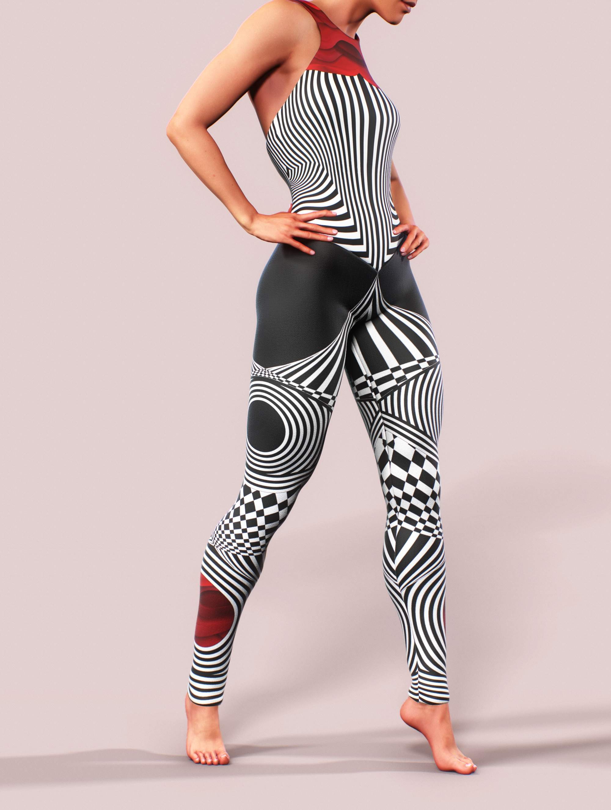 Hypno Workout Unitard-unitard-bootysculpted