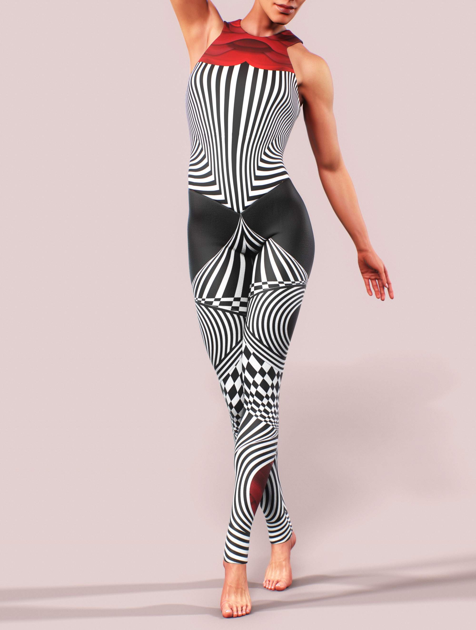 Hypno Workout Unitard-unitard-bootysculpted