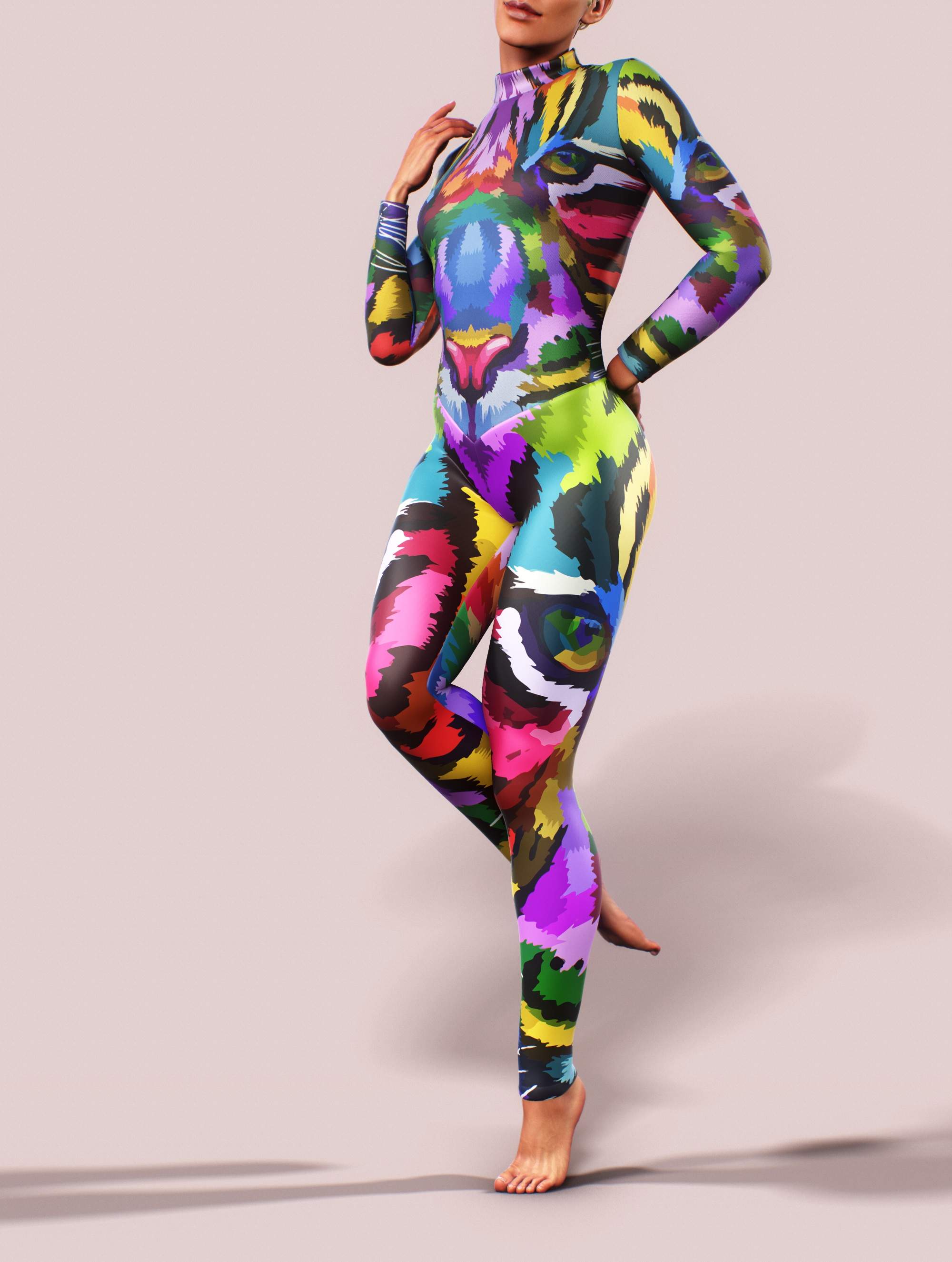 In The Jungle Bodysuit II-unitard-bootysculpted