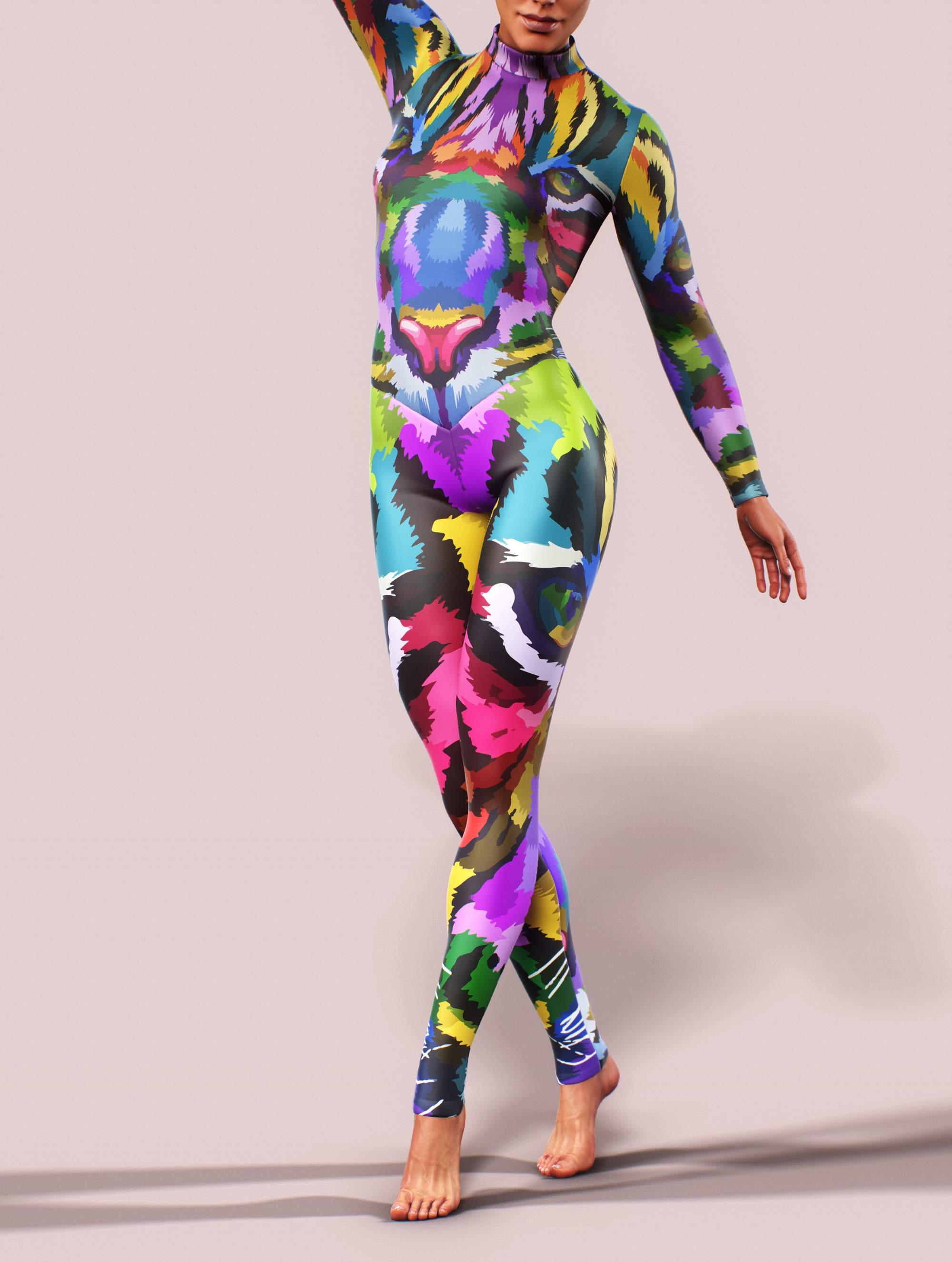 In The Jungle Bodysuit II-unitard-bootysculpted