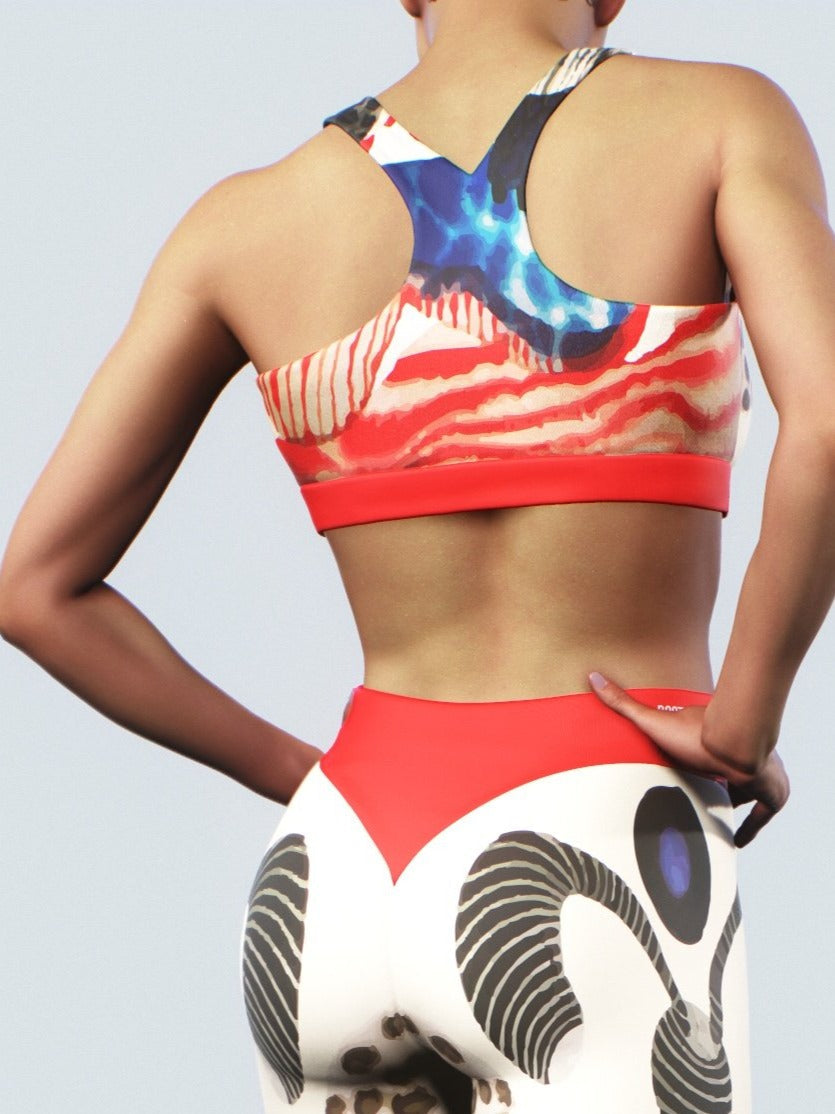 Jabali African Sports Bra-Sports bra-bootysculpted