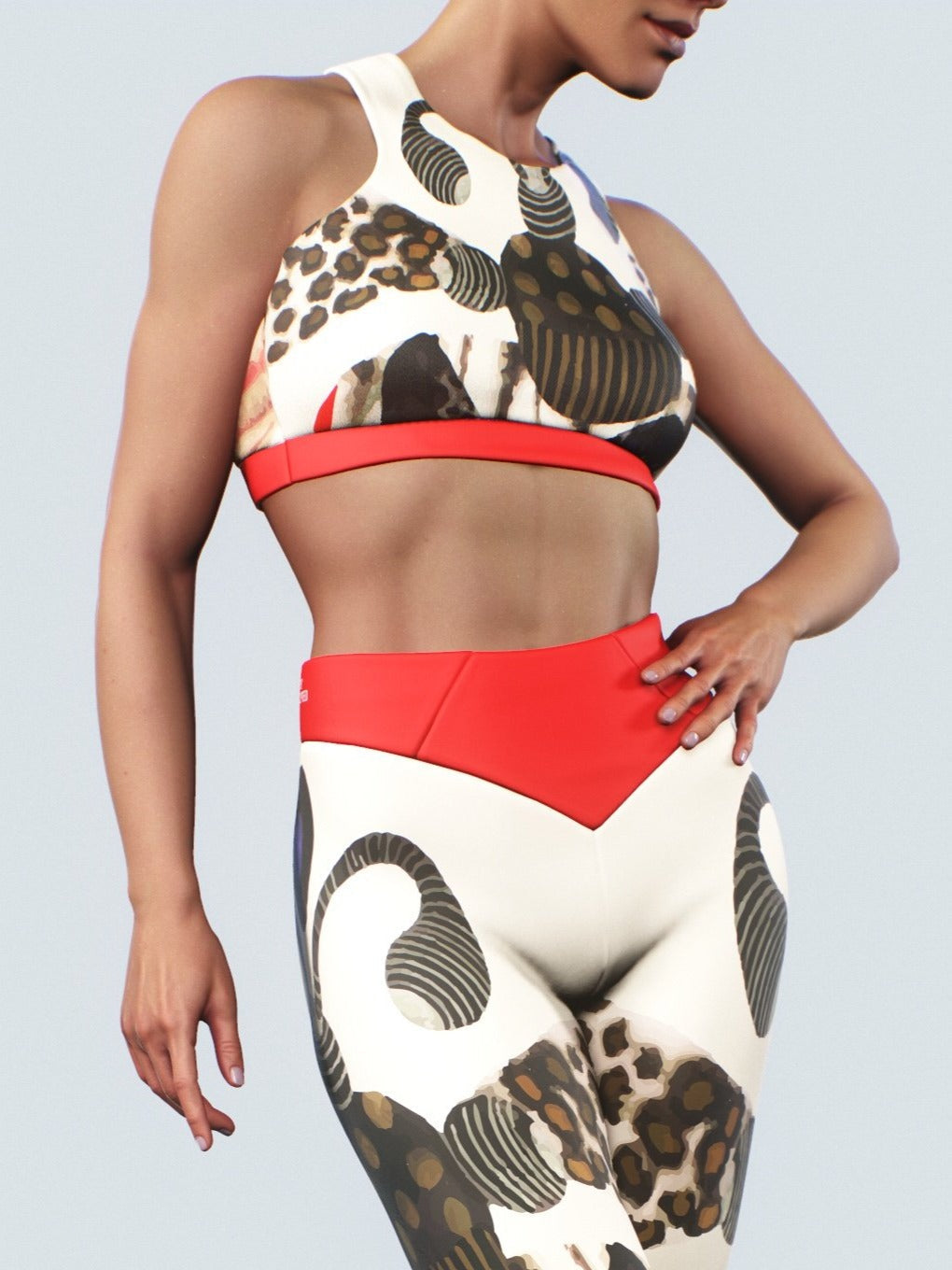Jabali African Sports Bra-Sports bra-bootysculpted