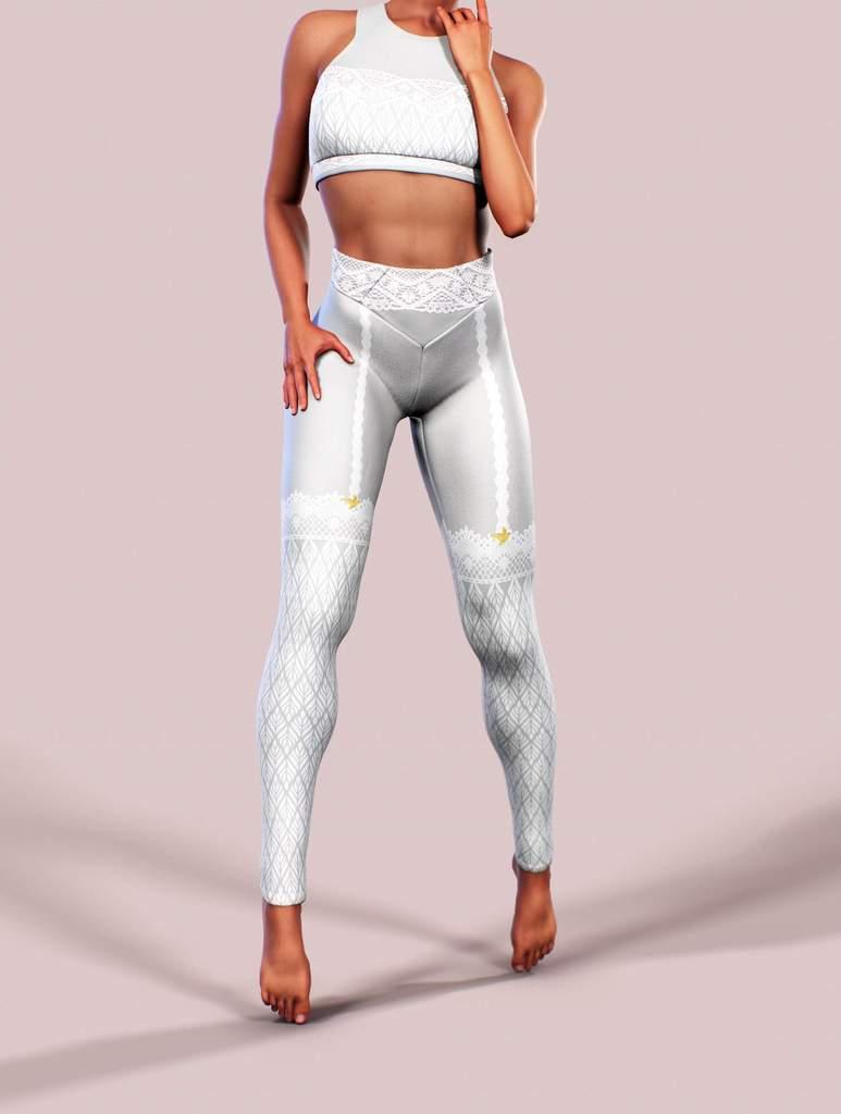 Lace Garter Sports Bra-Sports bra-bootysculpted