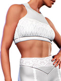 Lace Garter Sports Bra