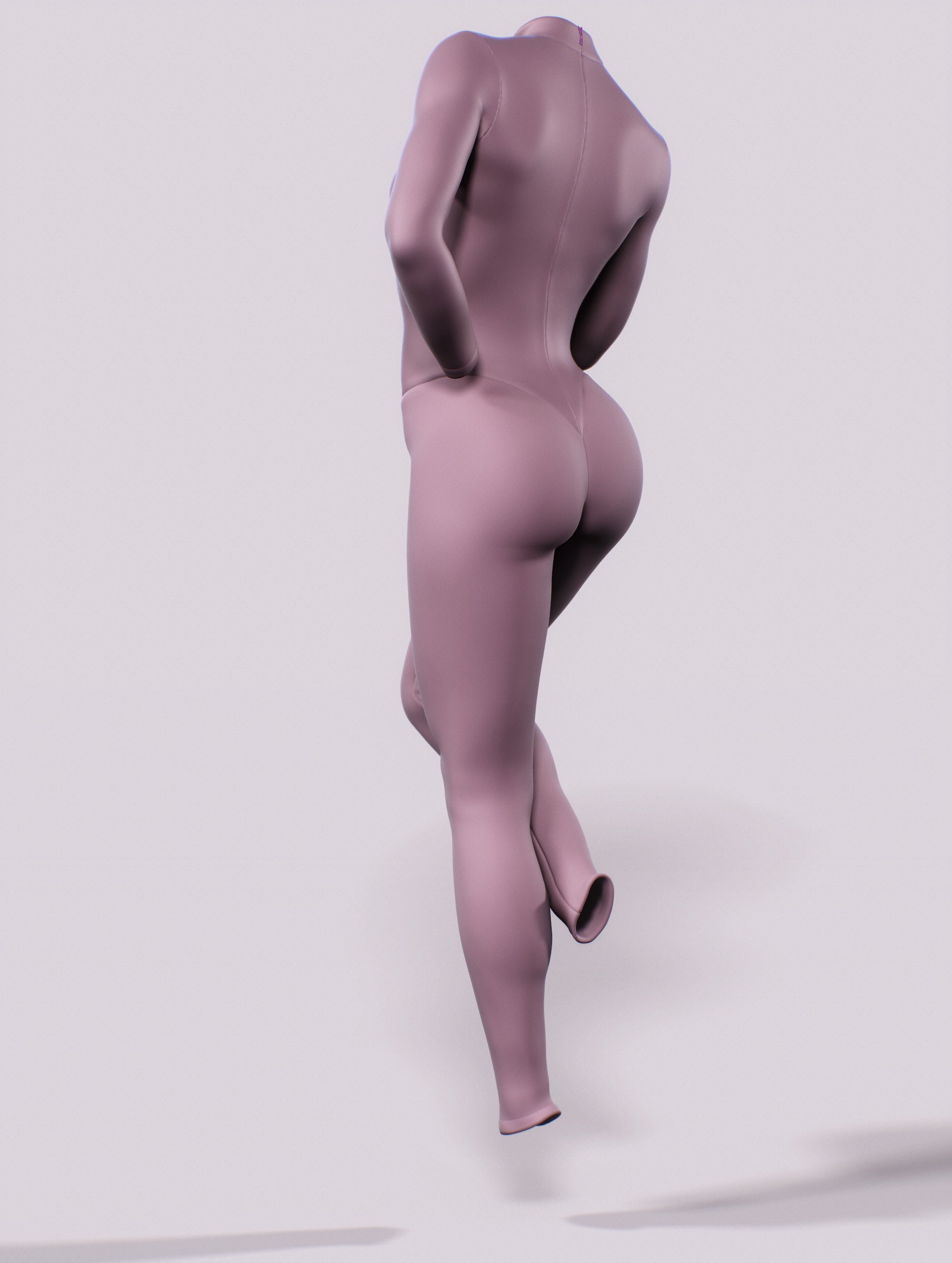Lavender Long Sleeve Costume-unitard-bootysculpted