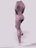 Lavender Long Sleeve Costume-unitard-bootysculpted