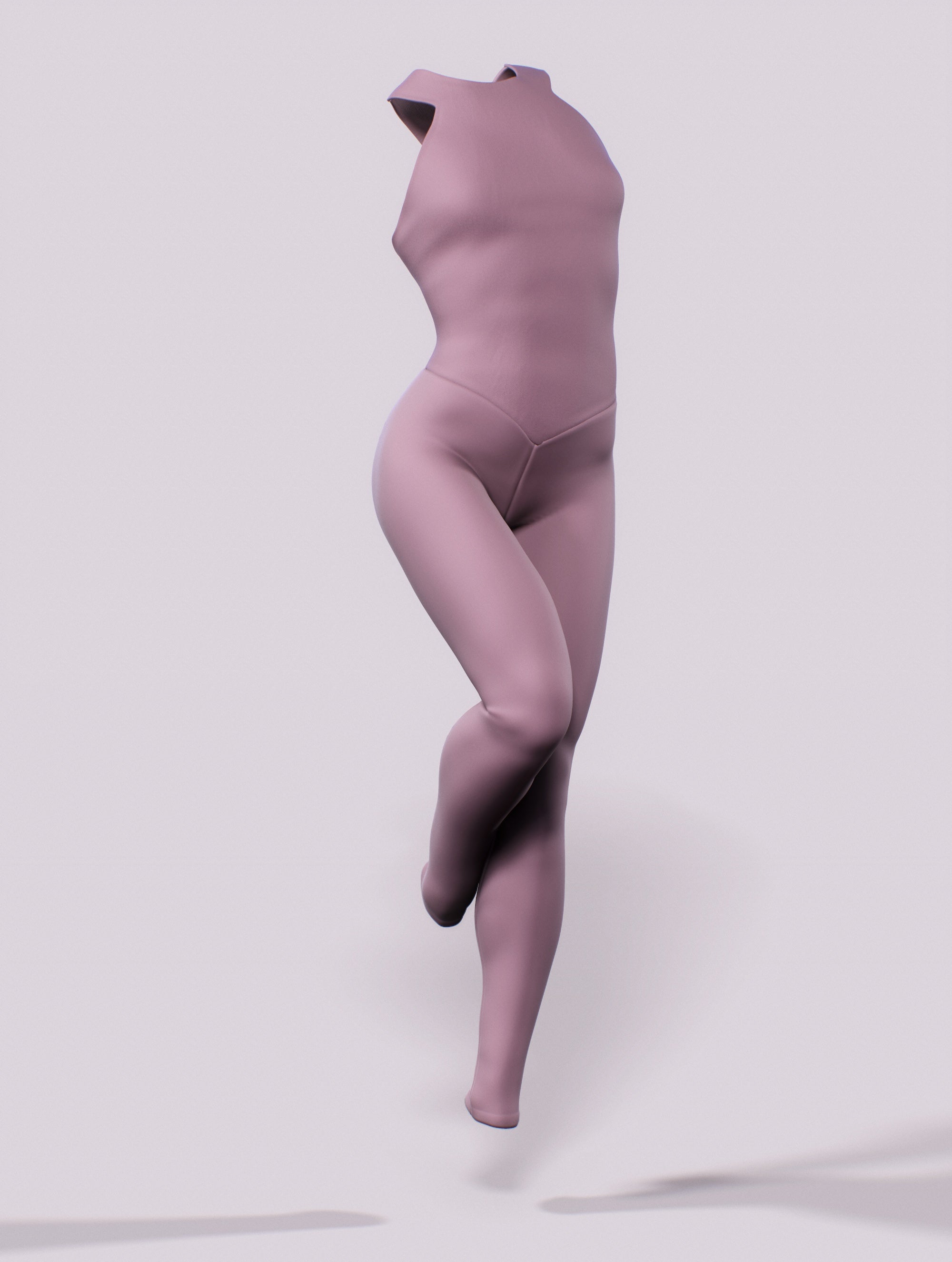 Lavender Purple Bodysuit-unitard-bootysculpted