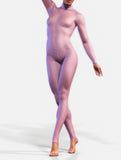 Light Purple Mesh Suit-unitard-bootysculpted