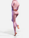 Light Purple Mesh Suit-unitard-bootysculpted