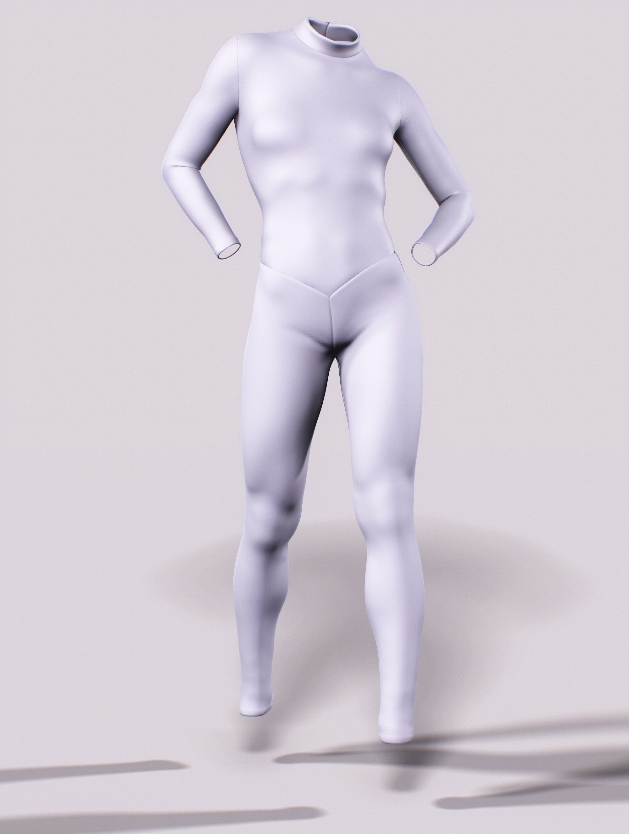 Lilac One-Piece Costume-unitard-bootysculpted