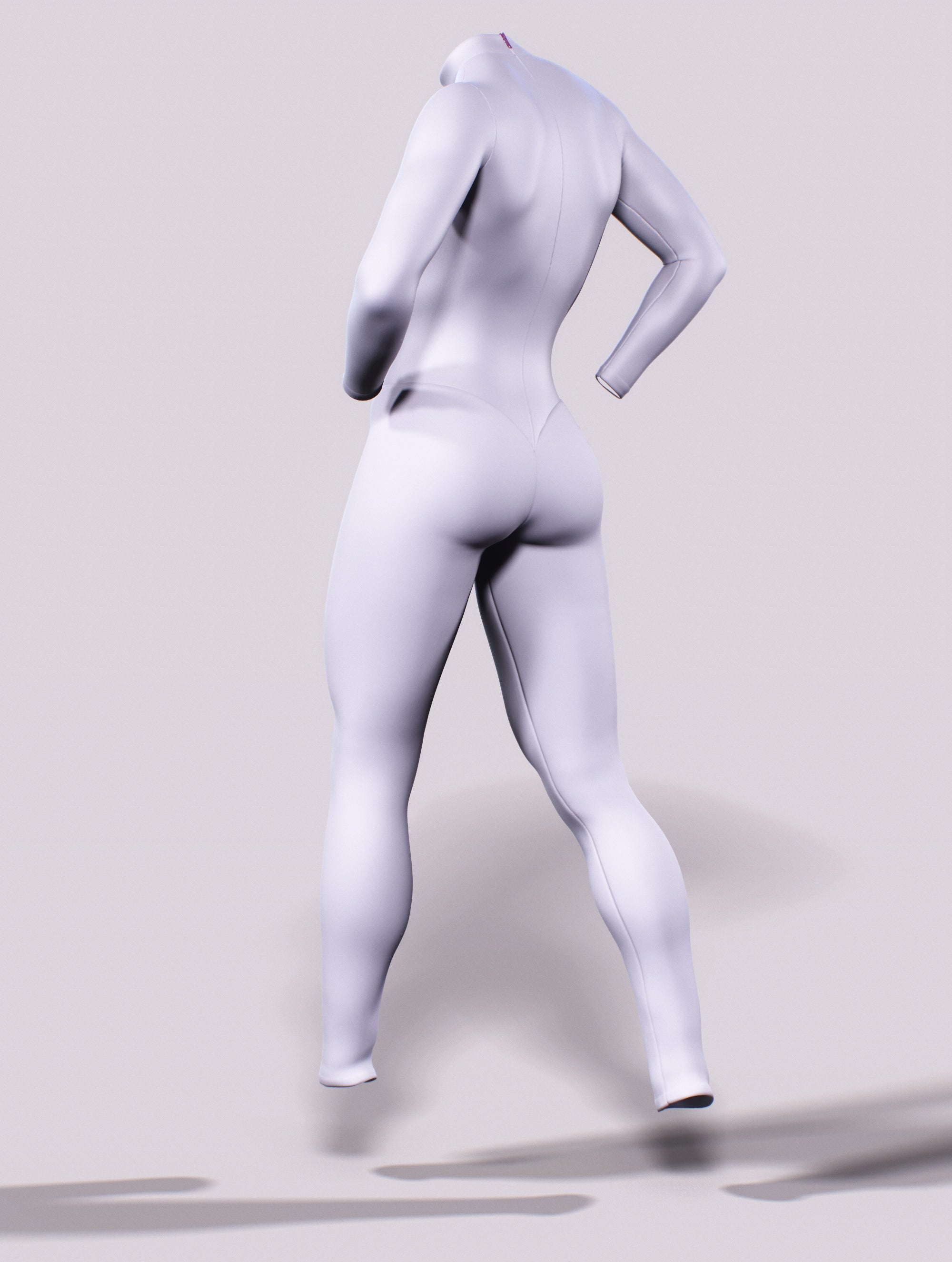Lilac One-Piece Costume-unitard-bootysculpted