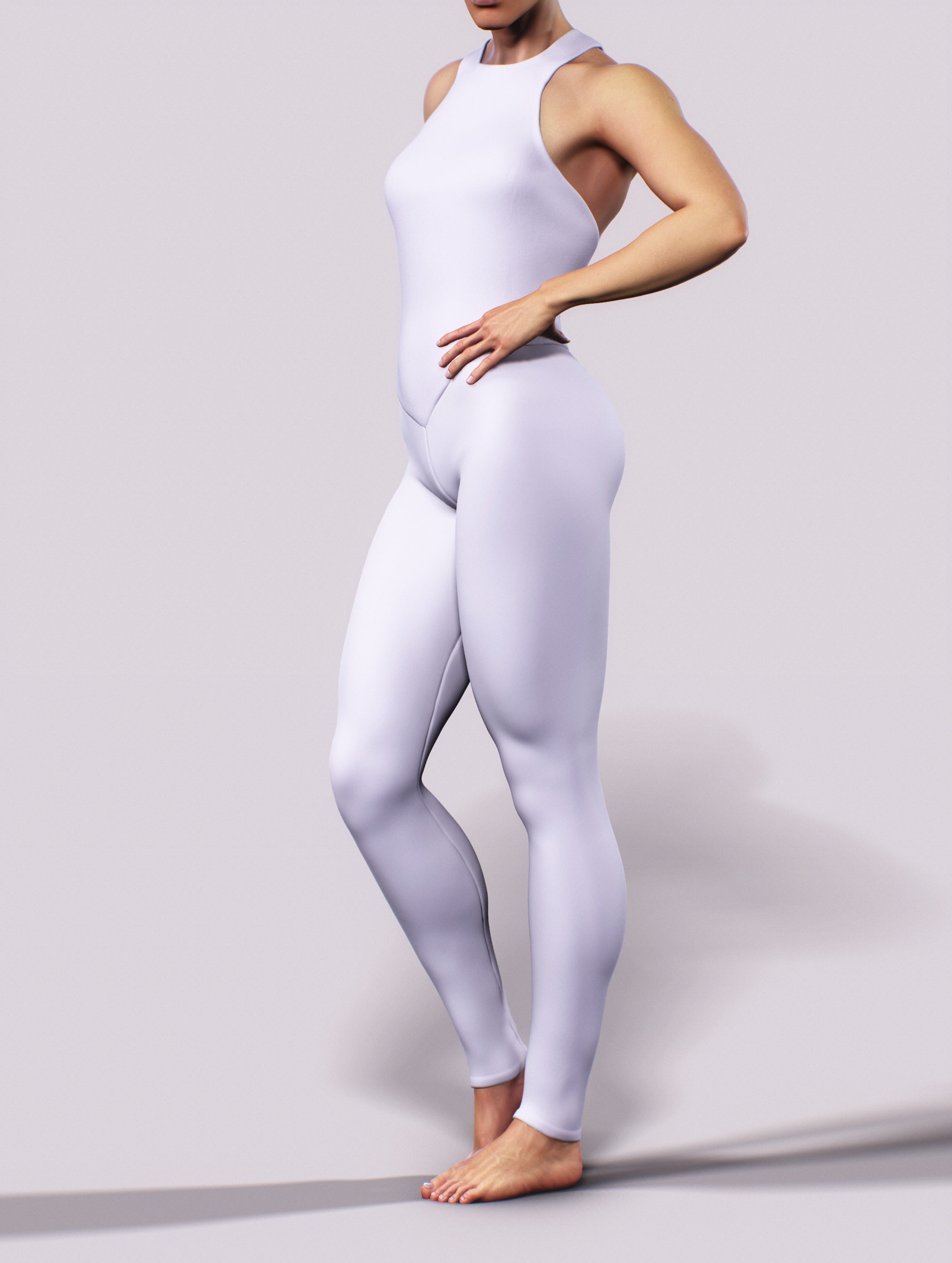 Lilac Purple Bodysuit-unitard-bootysculpted