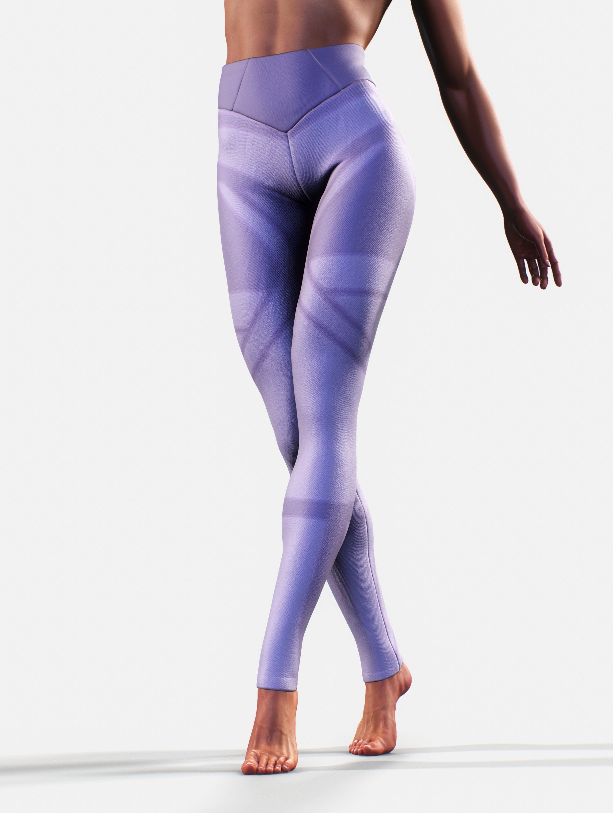 Line Art Sculpting Leggings-High waisted leggings-bootysculpted