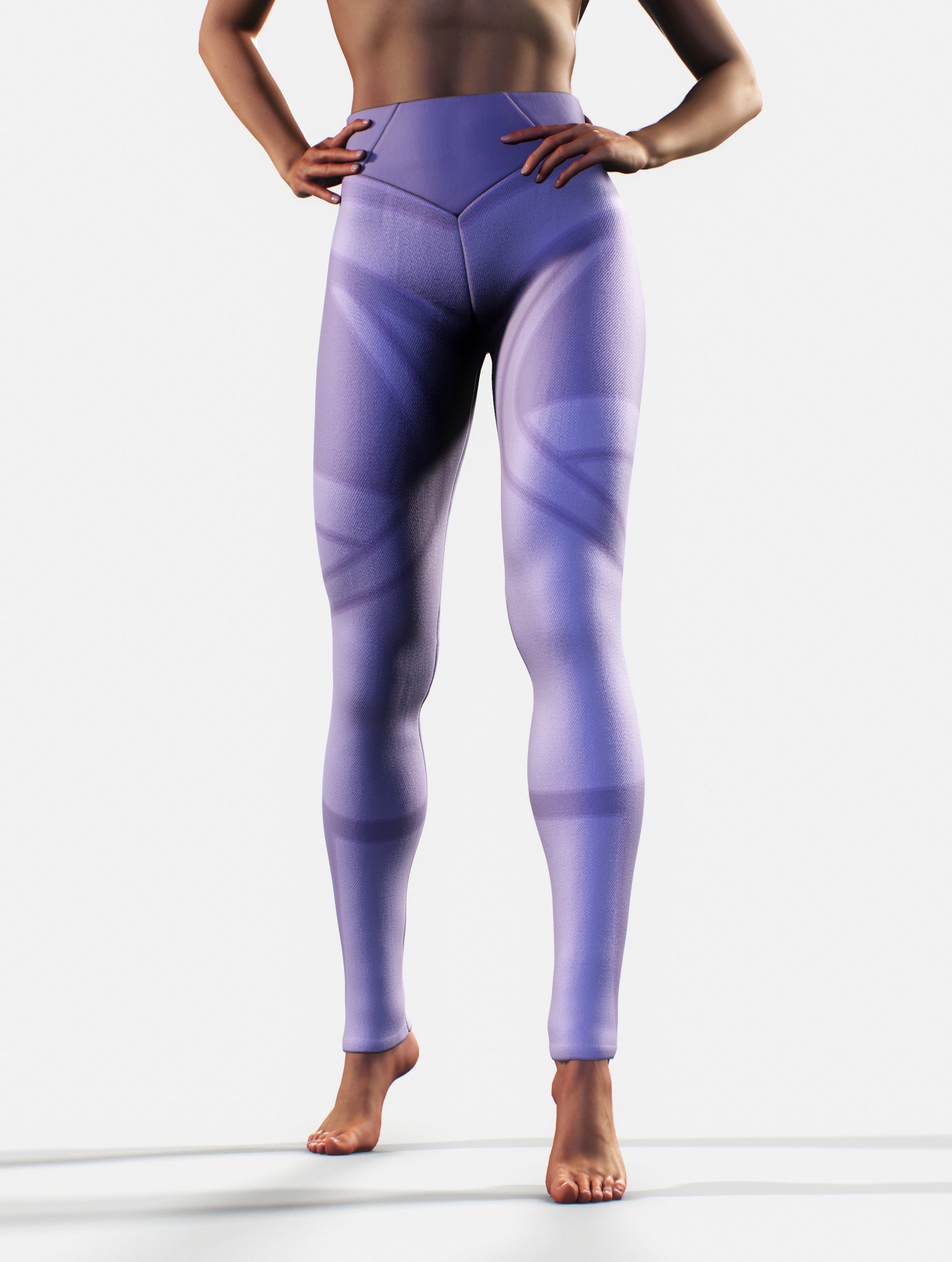Line Art Sculpting Leggings-High waisted leggings-bootysculpted
