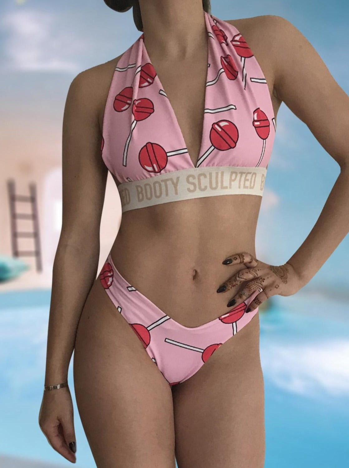 Lollipop Haze Bikini Set-bootysculpted