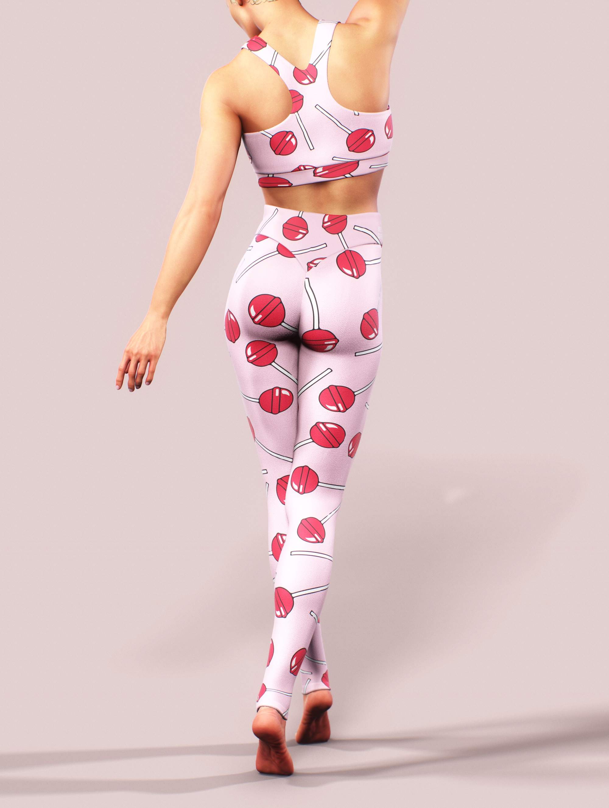 Lollipop Haze Sports Bra-Sports bra-bootysculpted