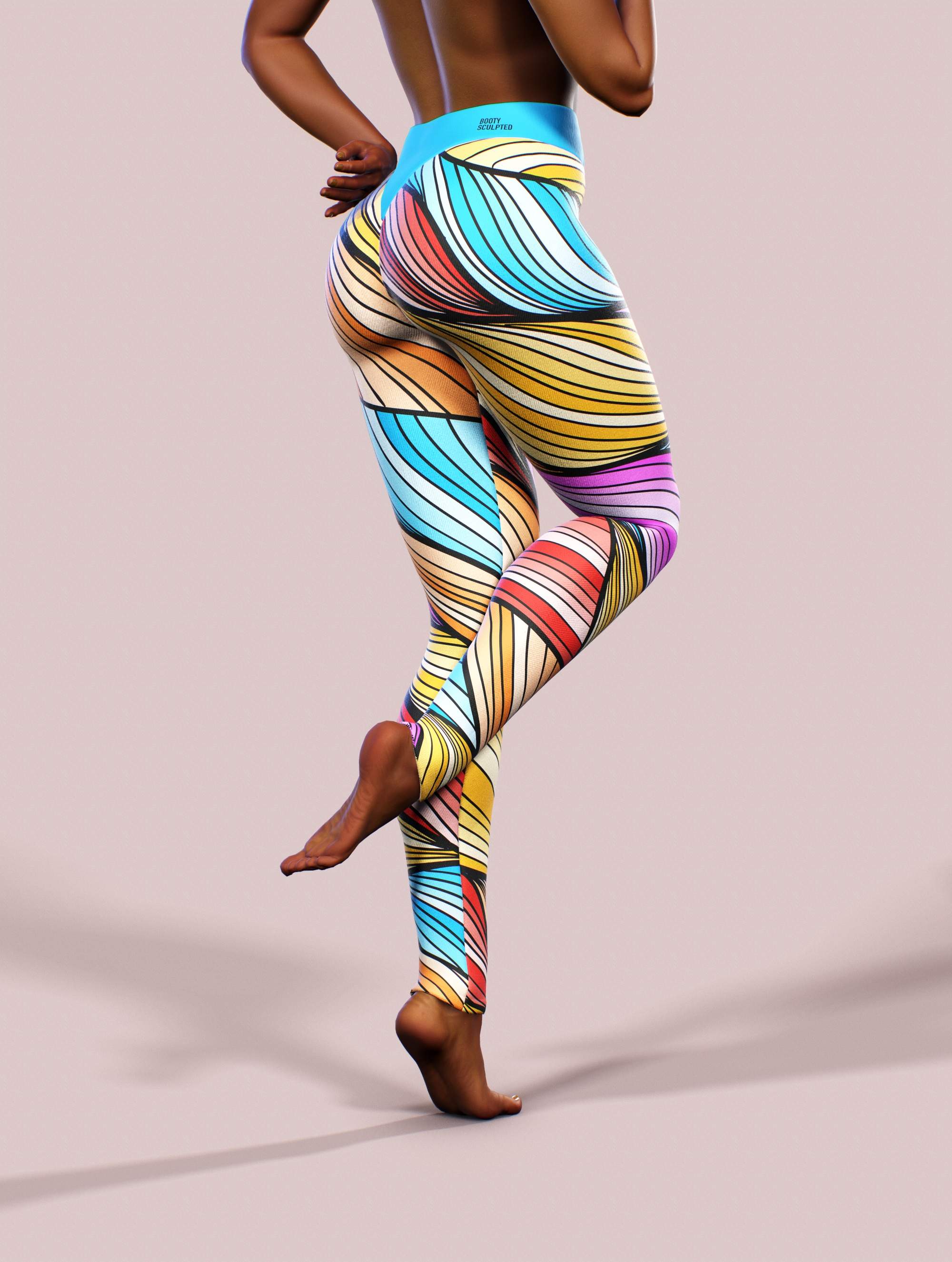 Madeira High Waisted-High waisted leggings-bootysculpted