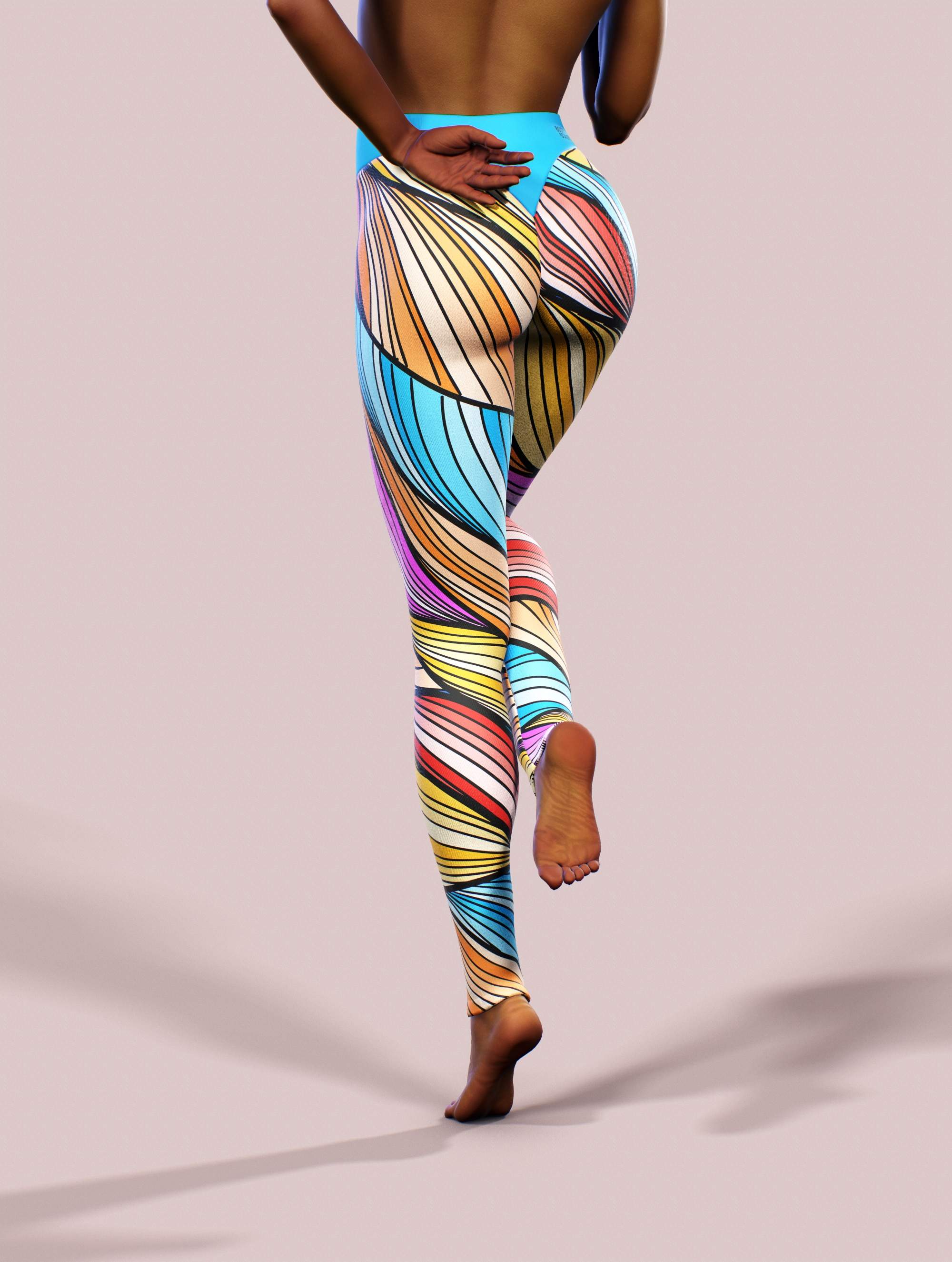 Madeira High Waisted-High waisted leggings-bootysculpted