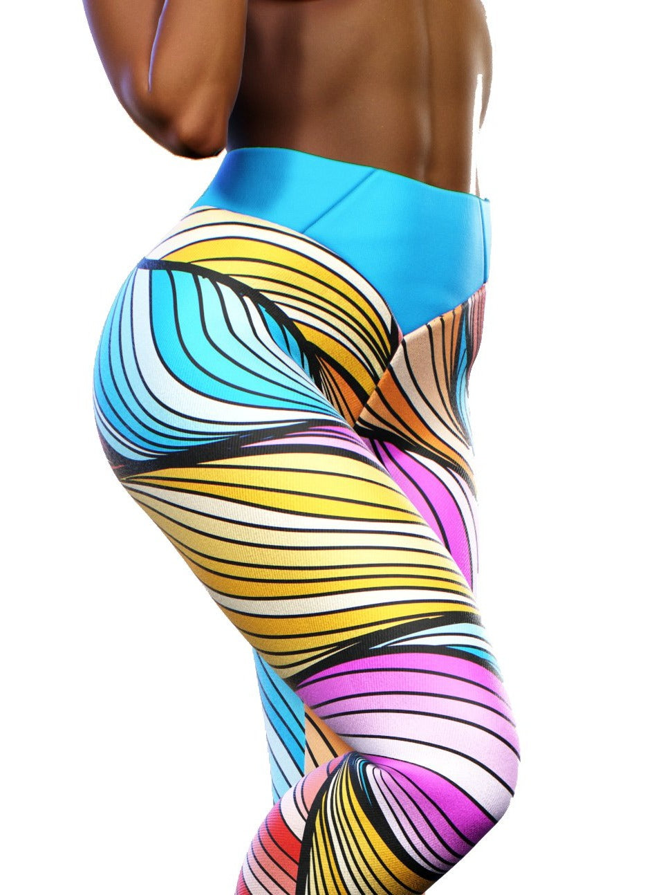 Madeira High Waisted-High waisted leggings-bootysculpted