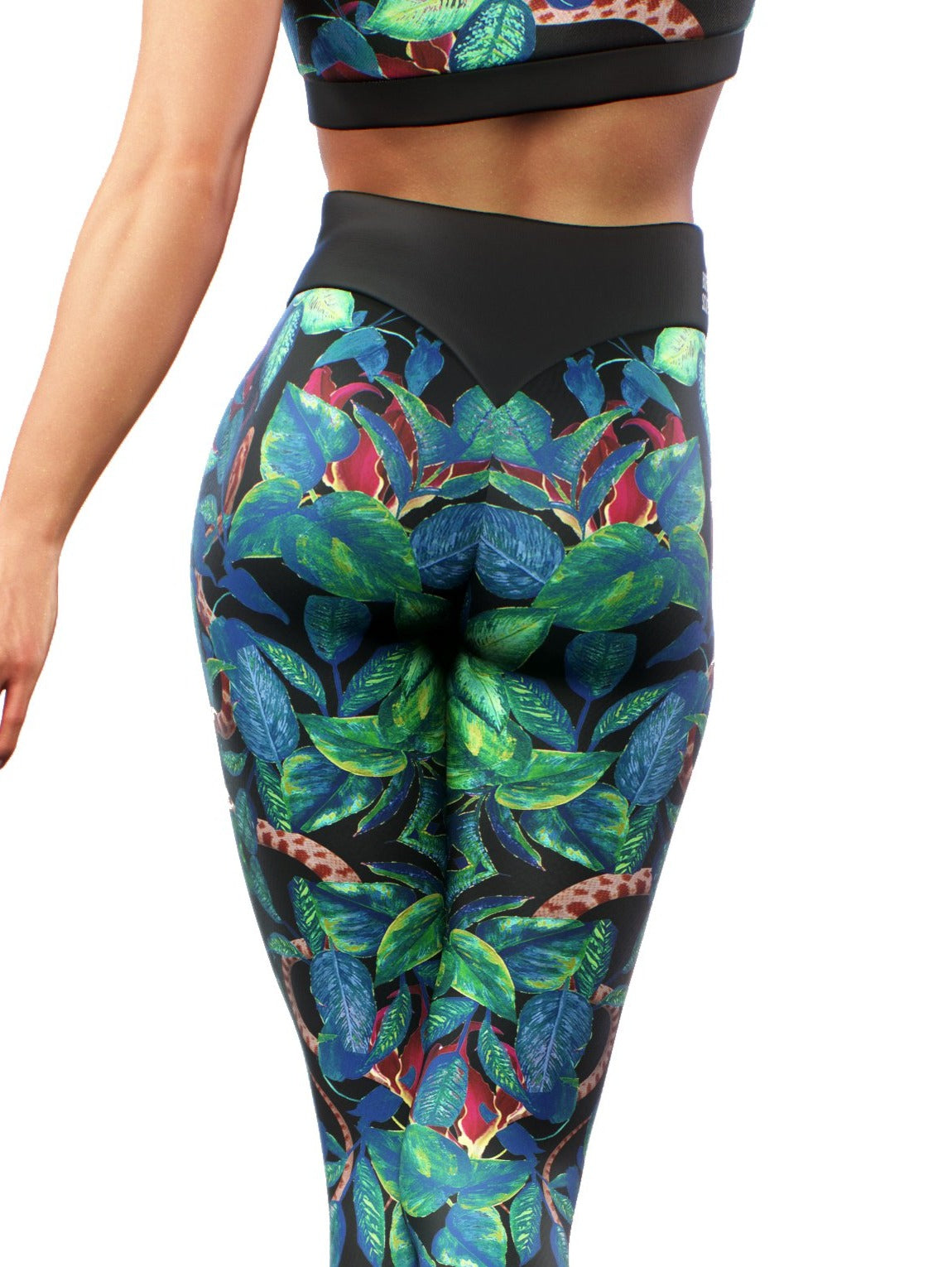 Mambas' Jungle Leggings-High waisted leggings-bootysculpted
