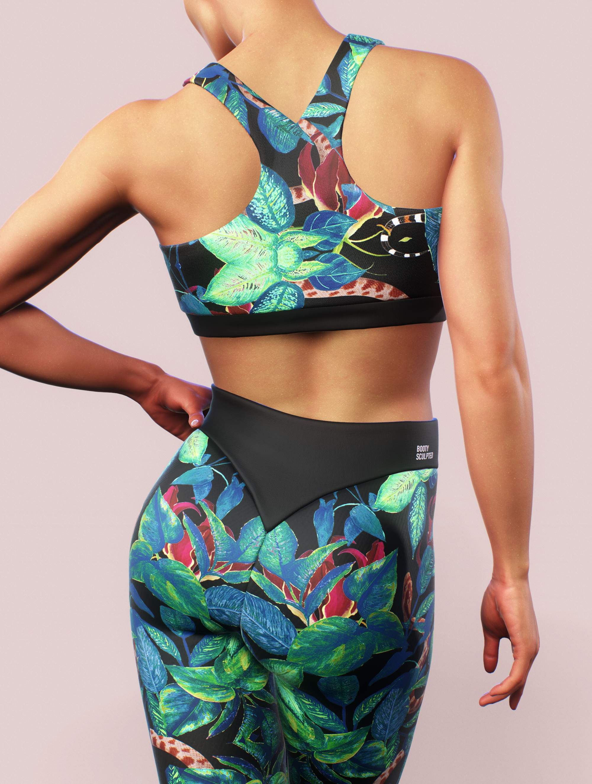Mambas' Jungle Sports Bra-Sports bra-bootysculpted