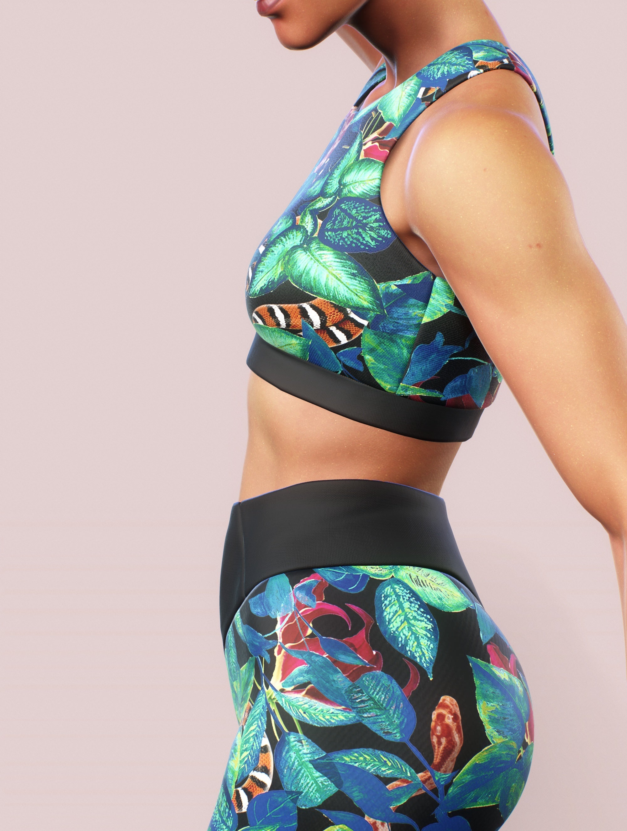 Mambas' Jungle Sports Bra-Sports bra-bootysculpted