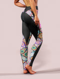 Mandala Yoga Pants-High waisted leggings-bootysculpted