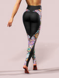 Mandala Yoga Pants-High waisted leggings-bootysculpted
