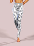 Maze To My Heart Yoga Pants-High waisted leggings-bootysculpted