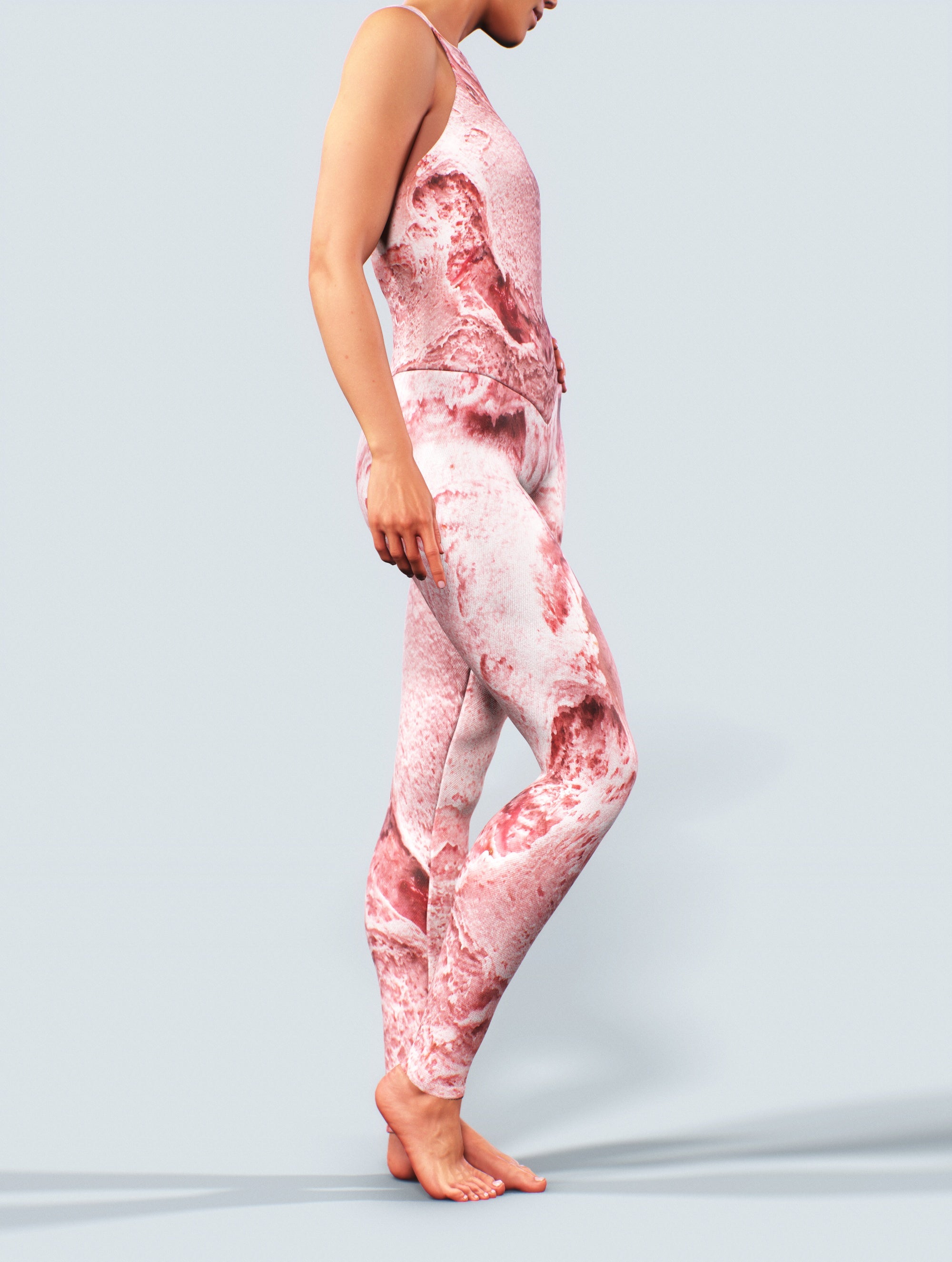 Melted Cream Jumpsuit-unitard-bootysculpted