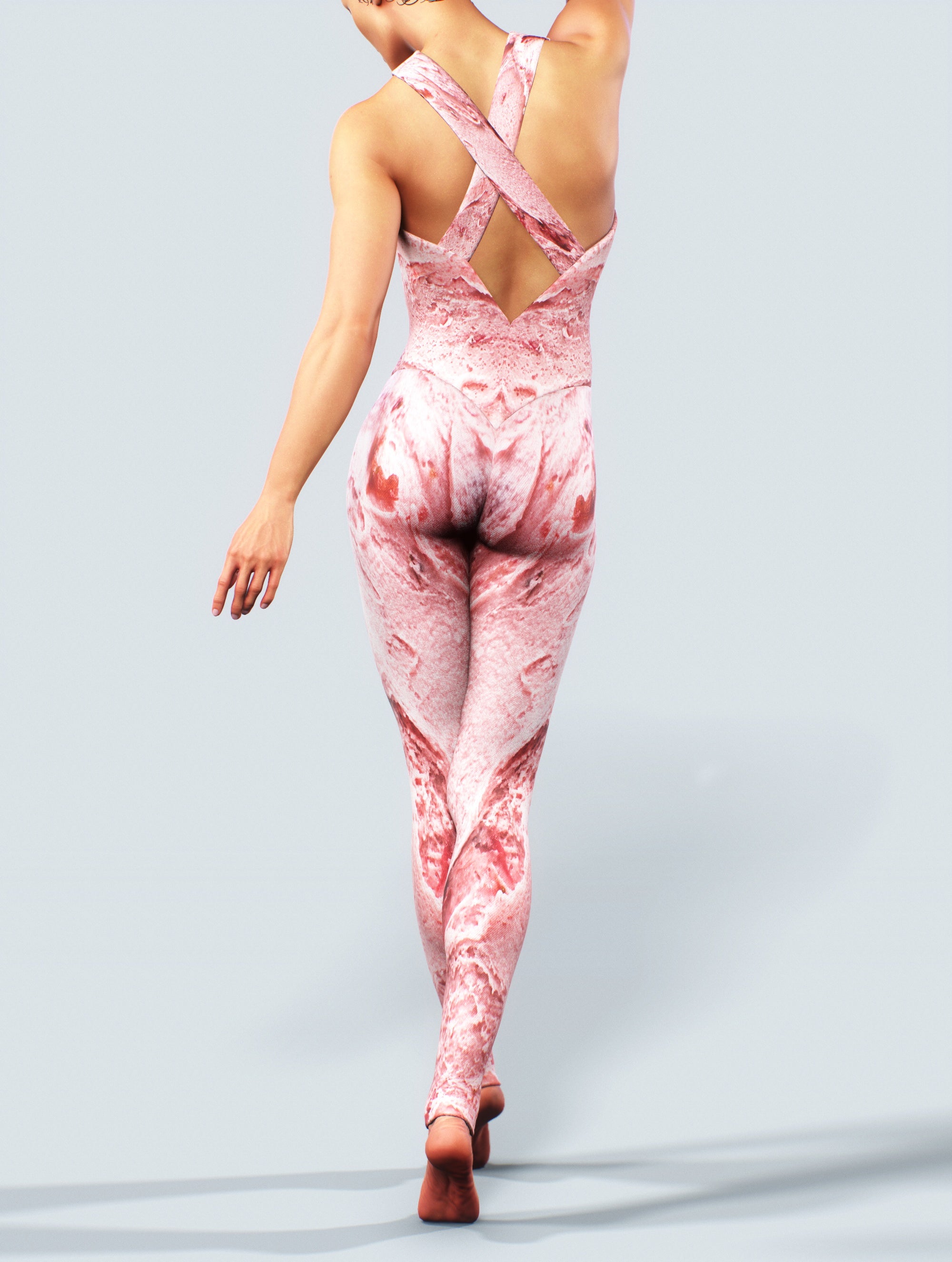 Melted Cream Jumpsuit-unitard-bootysculpted