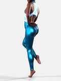 Metallic Blue Winter Suit-unitard-bootysculpted