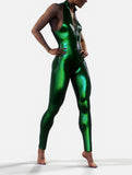 Metallic Green Unitard-unitard-bootysculpted