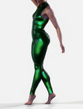 Metallic Green Unitard-unitard-bootysculpted