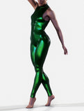 Metallic Green Unitard-unitard-bootysculpted