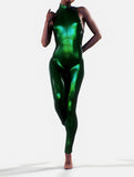 Metallic Green Unitard-unitard-bootysculpted