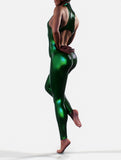 Metallic Green Unitard-unitard-bootysculpted