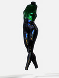 Metallic + Latex Combo Suit-unitard-bootysculpted