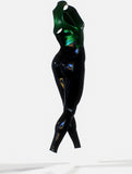 Metallic + Latex Combo Suit-unitard-bootysculpted