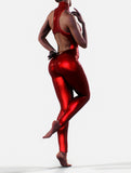 Metallic Red Unitard-unitard-bootysculpted
