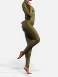 Military Green Mesh Suit-unitard-bootysculpted